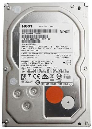 HUS726040ALS210 Hitachi 4TB 3.5" 128MB Cache 7200RPM SAS 12.0GB/S HDD 0F27003 Hard Drives - SAS