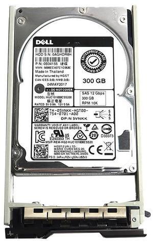 HUC101830CSS200 Hitachi 300GB 2.5" 128MB Cache SAS 12.0GB/S HDD 5VNKK 0B34155 Hard Drives - SAS
