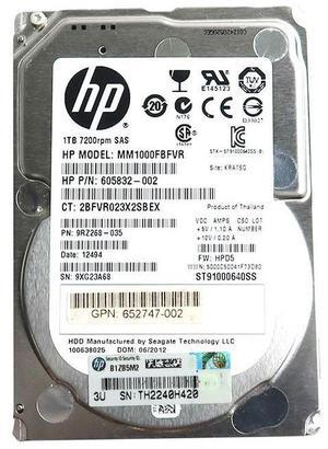 ST91000640SS Seagate 1TB 2.5" 64MB Cache SAS 6.0GB/S HDD 605832-002 9RZ268-035 Hard Drives - SAS