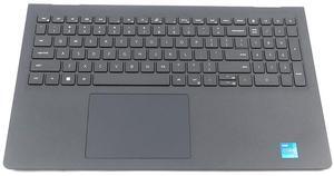 418CV_UC 0418CV Dell Inspiron 15 3520 Black US English Keyboard Palmrest Touchpad Assembly 418CV Laptop Palmrest Touchpad Assembly