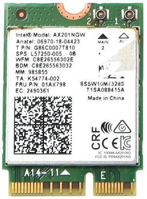 AX201NGW Intel M.2 2230 2.4GBPS Wifi 6 802.11AX Bluetooth 5.2 Card G86C0007T810 Laptop Wireless Cards - Wifi
