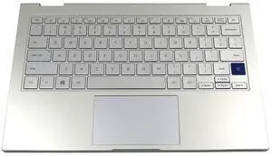 Samsung Book Flex Alpha NP730QCJ Keyboard Palmrest Touchpad Assembly BA98-02211A Laptop Palmrest Touchpad Assembly