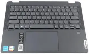 Lenovo Ideapad Flex 5 14IAU7 US Keyboard Palmrest Touchpad Assembly 5CB1H79878 Laptop Palmrest Touchpad Assembly
