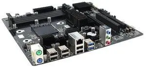 970M PRO3 Asrock AMD 970/SB950 AM3/AM3+ Matx Motherboard 80-MXQXE0-A1A12 NO I/O AMD Socket AM3+ FX X8 / Phenom II X6
