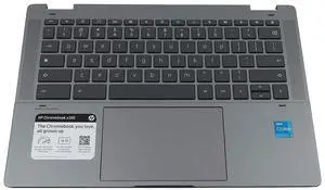 HP Chromebook X360 14C-CD Laptop Keyboard Palmrest Touchpad Assembly N61512-001 Laptop Palmrest Touchpad Assembly