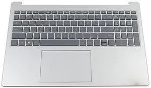 N36752-001_UC HP Pavilion 15-FD 15-FC US Keyboard Palmrest Touchpad Assembly Silver N36752-001 Laptop Palmrest Touchpad Assembly