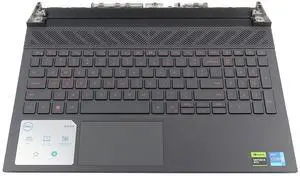 Dell G15 5530 5531 5535 Laptop Keyboard Palmrest Touchpad Assembly Gray 25CCM Laptop Palmrest Touchpad Assembly