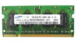 M470T2864EH3-CF7_UB Samsung 1GB DDR2 PC2-6400 800MHZ 200-PIN CL6 Sodimm Memory M470T2864EH3-CF7 Laptop Memory