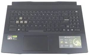 307-585C211-M77_UB1 MSI Bravo 15 C7V MS-158N US Keyboard Palmrest Touchpad Assembly 307-585C211-M77 Laptop Palmrest Touchpad Assembly