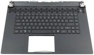 VNRXH_UC3 0VNRXH Dell Alienware M17 R5 R7 Speakers Keyboard Palmrest Assembly Vnrxh NO Touchpad Laptop Palmrest Touchpad Assembly