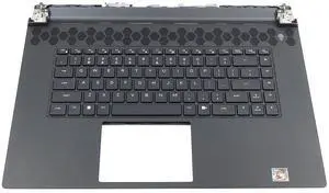 VNRXH_UC5 0VNRXH Dell Alienware M17 R5 R7 Laptop US Keyboard Palmrest Assembly Vnrxh NO Touchpad Laptop Palmrest Touchpad Assembly