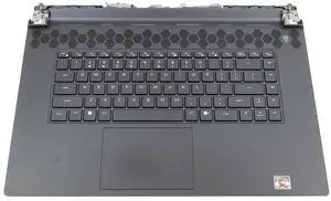 VNRXH_UC7 0VNRXH Dell Alienware M17 R5 R7 Laptop US Keyboard Palmrest Touchpad Assembly Vnrxh Laptop Palmrest Touchpad Assembly