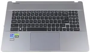 MSI Creator Z17 HX A13V US Keyboard Palmrest Touchpad Assembly 307-7N1C411-SE0 Laptop Palmrest Touchpad Assembly