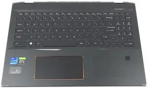 307-591C212-HG0_UC MSI Summit E16 Flip A11U Keyboard Palmrest Touchpad Assembly 307-591C212-HG0 Laptop Palmrest Touchpad Assembly