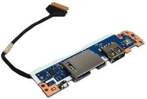 JS47R/JS57R NS-E791 Lenovo Ideapad 1 14IGL7 82V6 Laptop SD Card Reader USB-A I/O Board 5C50S25439 I/O Boards- Video Audio USB IR DC TV PWR