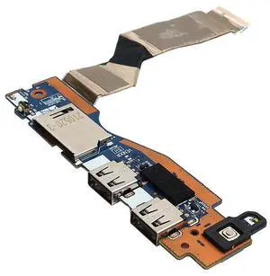 GS557 NS-C681 Lenovo Ideapad 5 15ITL05 Laptop SD Reader Audio I/O Board With Cable 5C50S25126 I/O Boards- Video Audio USB IR DC TV PWR