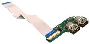 HP 14-DQ 14-FQ 15-EF 14S-FQ 15S-EQ Laptop USB-A I/O Board W/ Cable L84052-001 I/O Boards- Video Audio USB IR DC TV PWR