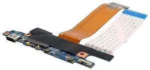 HP Chromebook X360 14C-CD Laptop Buttons USB-C I/O Board With Cables N08416-001 I/O Boards- Video Audio USB IR DC TV PWR
