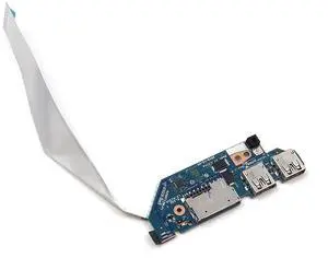 EL532 LS-H131P Lenovo S340-15API 81QG 81NC Laptop USB Card Reader I/O Board W/ Cable 5C50S24929 I/O Boards- Video Audio USB IR DC TV PWR