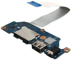 GDM50 LS-L243P Dell Inspiron 15 3510 3511 3515 3520 USB-A SD Reader I/O Board W/ Cable TX37X I/O Boards- Video Audio USB IR DC TV PWR