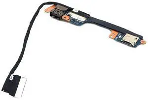 FDTJ8_UB 0FDTJ8 Dell Alienware X15 R1 R2 Micro SD Card Reader USB 3.2 I/O Board With Cable FDTJ8 I/O Boards- Video Audio USB IR DC TV PWR