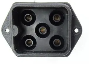 POWER CONNECTOR COMPATIBLE REPLACEMENT SPARE PART FOR WELL SHIN PPC 25R-5-B 30A 250V AC 5 PIN FEMALE BLACK
