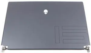 4CG9K_UC 04CG9K Dell Alienware M15 RE R6 R5 LCD Back Cover W/ Hinges UL Board & Alien Logo 4CG9K Laptop LCD Screen Covers