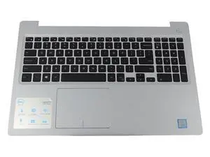 Dell Inspiron 15 5575 5570 Silver US Keyboard Palmrest Touchpad Assembly MR2KH Laptop Palmrest Touchpad Assembly Dell Inspiron 15 5575 5570 Silver US Keyboard Palmrest Touchpad Assembly MR2KH Laptop Palmrest Touchpad Assembly