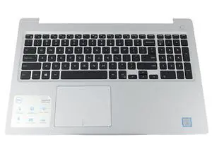 Dell Inspiron 15 5570 5575 Silver US Keyboard Palmrest Touchpad Assembly MR2KH Laptop Palmrest Touchpad Assembly Dell Inspiron 15 5570 5575 Silver US Keyboard Palmrest Touchpad Assembly MR2KH Laptop Palmrest Touchpad Assembly