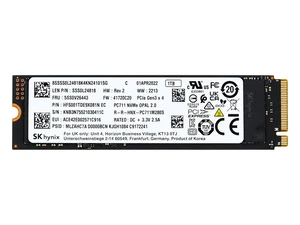 HFS001TDE9X081N SK Hynix 1TB PCI Express 4.0 X4 Nvme M.2 2280 SSD 5SS0V26443 EC M.2 SSD / Solid State Drive HFS001TDE9X081N SK Hynix 1TB PCI Express 4.0 X4 Nvme M.2 2280 SSD 5SS0V26443 EC M.2 SSD / Solid State Drive