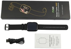 SMART WATCH COMPATIBLE REPLACEMENT SPARE PART FOR FITVII HM57 ANSWER MAKE CALLS HEALTH AND FITNESS TRACKER BLACK SMART WATCH COMPATIBLE REPLACEMENT SPARE PART FOR FITVII HM57 ANSWER MAKE CALLS HEALTH AND FITNESS TRACKER BLACK