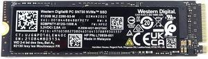 SDBPNTY-512G Western Digital PC SN730 512GB M.2 2280 Nvme SSD L70939-001 SDBPNTY-512G-1006 A M.2 SSD / Solid State Drive