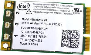 4965AGN 441086-001 HP Pavilion 441086-001 Wireless Card Laptop Wireless Cards - Wifi