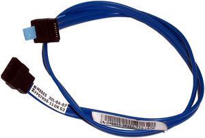 LOT25_M8865 LOT OF 25 Dell 23" Right Angle Blue Sata Hard Drive Optical Data Cables M8865 US Sata Cable Lots - OEM