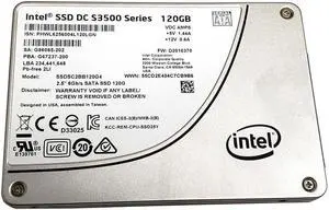 Intel SSDSC2BB120G4 120 GB Solid State Drive - 2.5" Internal - SATA (SATA/600)