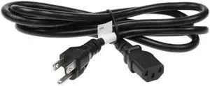 LOT OF 10 4FT Black Nema 5-15P Male TO IEC 60320 C13 Female 10A Power Cord Cable Power Cable Lots