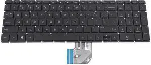 HPM14P13US-6982 HP Pavilion 15-BA Black US English Laptop Keyboard PK131O23A00 Laptop Keyboards