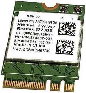 RTL8723BE Realtek M.2 802.11N Wlan Bluetooth 4.0 Pcie Wireless Card AAZ000158D0 Laptop Wireless Cards - Wifi