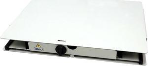 Amphenol LCX 1RU Chassis 24 Configuration Fiber Patch AND Splice Panel LCX-P242 Patch Panel Wall Mounting Brackets