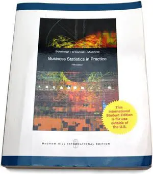 Bowerman O'connell et al Business Statistics IN Practice International 5TH Edition CD-ROM Clearance Sale