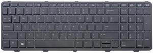 New Replacement Laptop keyboard with frame for HP Probook 450 G0 450 G1 450 G2 455 G1 455 G2 470 G1 MP12M73IN442 727682D61 721953001 727682001 904ZA07L01 US layout Black color