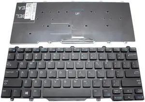 New Replacement Laptop Keyboard (without Frame) for Dell Latitude 3340 V146925AS1 90.40A07.S01 094F68 9Z.NB2UW.A01 NSK-LKAUW 01 US layout Black color