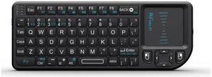 keyboard for Rii mini X1 Handheld 2.4G Wireless Keyboard Touchpad Mouse for PC Notebook Smart TV Black Keypad