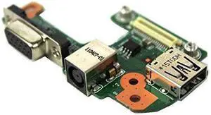 New DC power jack multifunction board with USB and VGA port for Dell Vostro 3550, 3555 PFYC8, 0PFYC8, 48.4IF05.011