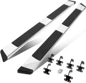 For 2019 to 2021 Dodge Ram 1500 Crew Cab Pair 5.5" Stainless Steel Side Step Nerf Bar Running Boards 20