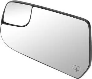 DNA Motoring OEM-MG-0304 For 2010 to 2017 Chevy Equinox GMC Terrain Factory Style Driver / Left Heated Mirror Glass Lens w/ Spotter 11 12 13 14 15 16