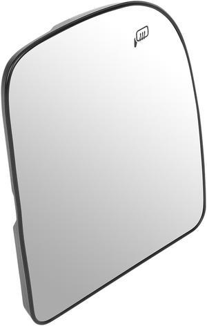 DNA Motoring OEM-MG-0168 For 1999 to 2007 Ford F250 F350 Excusion Super Duty Factory Style Passenger / Right Side Upper Towing Mirror Glass Lens w/ Heated 00 01 02 03 04 05 06