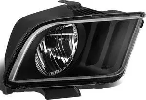 DNA Motoring OEM-HL-0032-R For 2005 to 2009 Ford Mustang 1PC Factory Style Driving Headlight Headlamp Assembly Right / Passenger Side 06 07 08 FO2503215