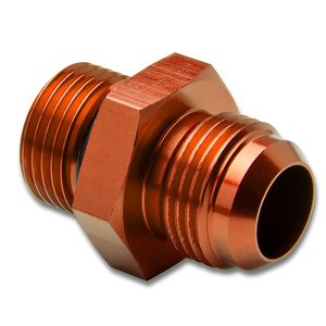 thumbnail image 2 of 1/4" NPT Female Aluminum Tee Fitting – Red Anodized, T-6061, Speed Daddy 2 of 5