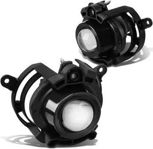DNA Motoring FL-NS025-CH For 2008 to 2017 Cadillac CTS Buick Envision Chevy Malibu Pair Front Bumper Driving Fog Light Lamps Clear Lens 09 10 11 12 13